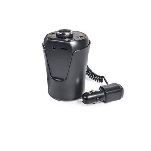 Car Kit Multifunctional BX7, FM / Bluetooth transmitter , 2 porturi USB, Slot TF CARD, AUX, Display, Negru